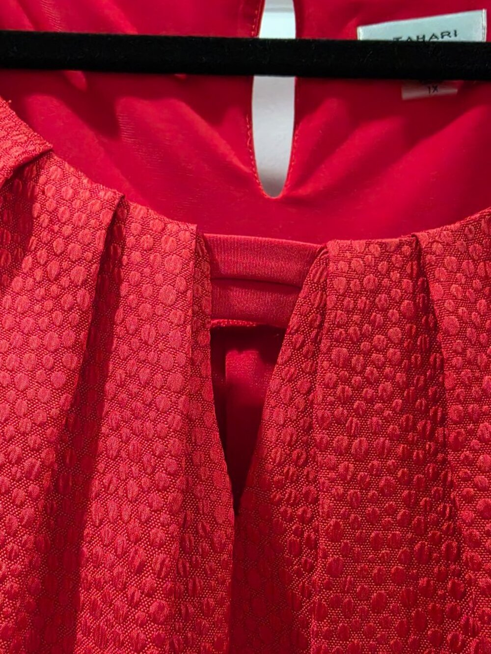 Sleeveless Bright Red Tunic